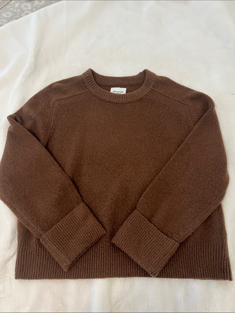 Abercrombie & Fitch Chocolate Brown Crewneck Sweater